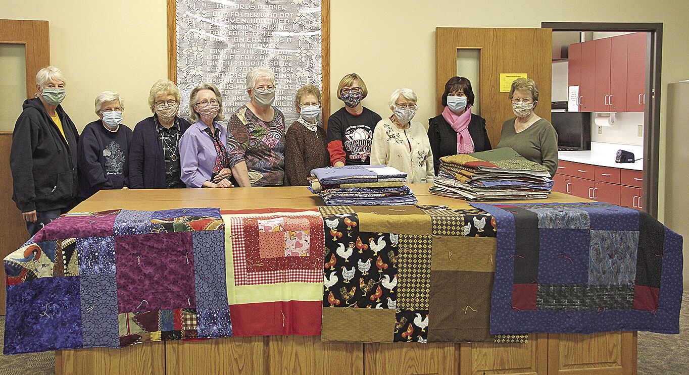 Quilt donation to Claddagh Senior Living